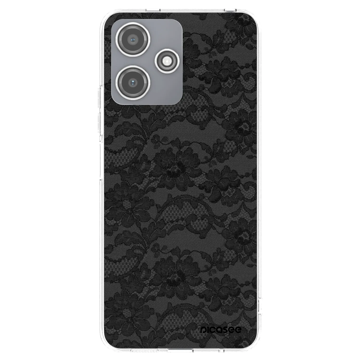 Picasee silikónový prehľadný obal pre Xiaomi Redmi 12 5G - Dark Elegance