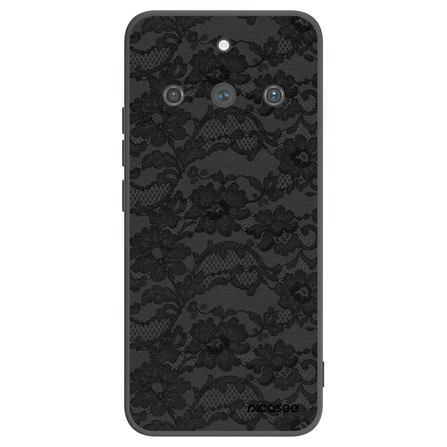 Picasee silikónový čierny obal pre Realme 11 Pro+ - Dark Elegance