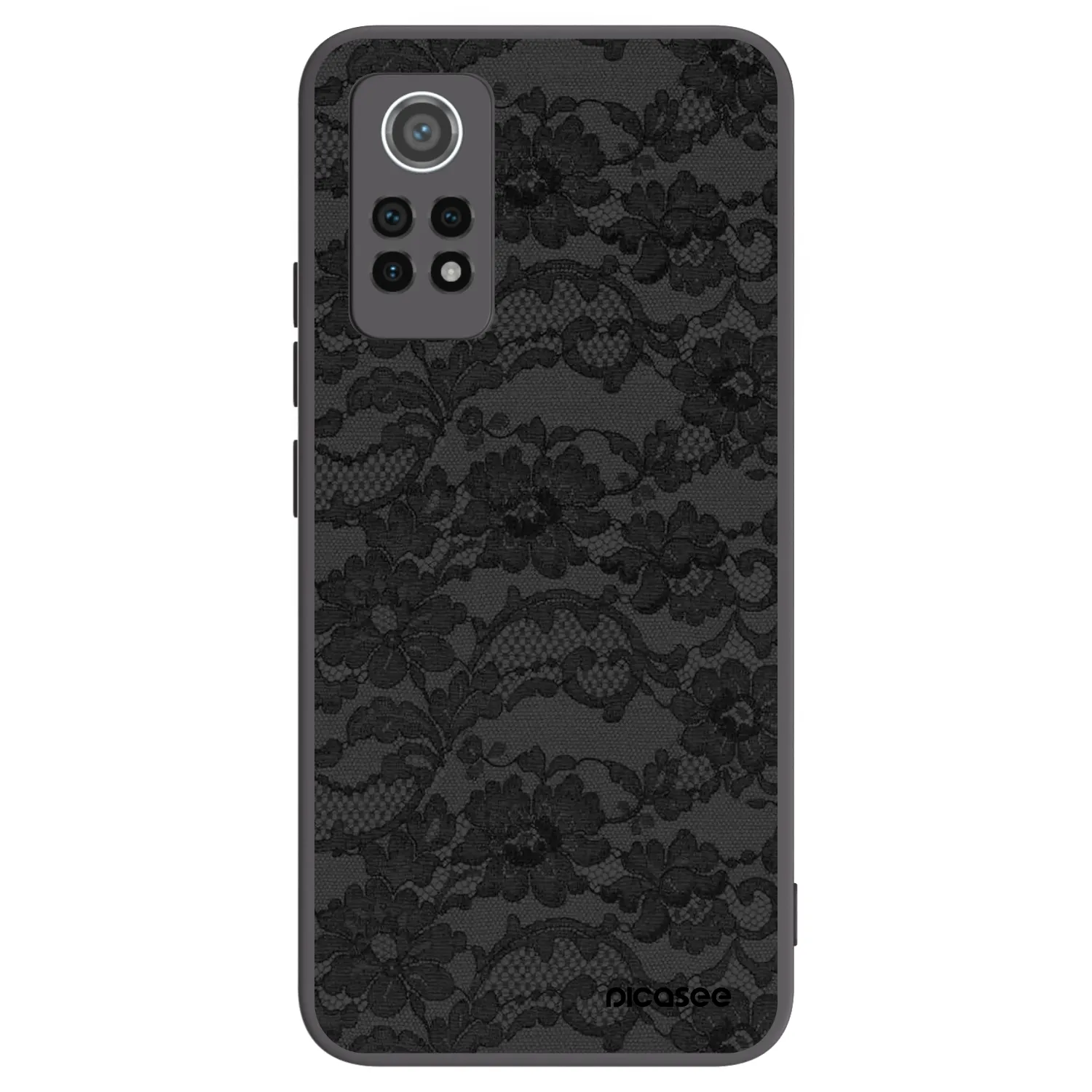 Picasee silikónový čierny obal pre Xiaomi Redmi Note 12 Pro 4G - Dark Elegance