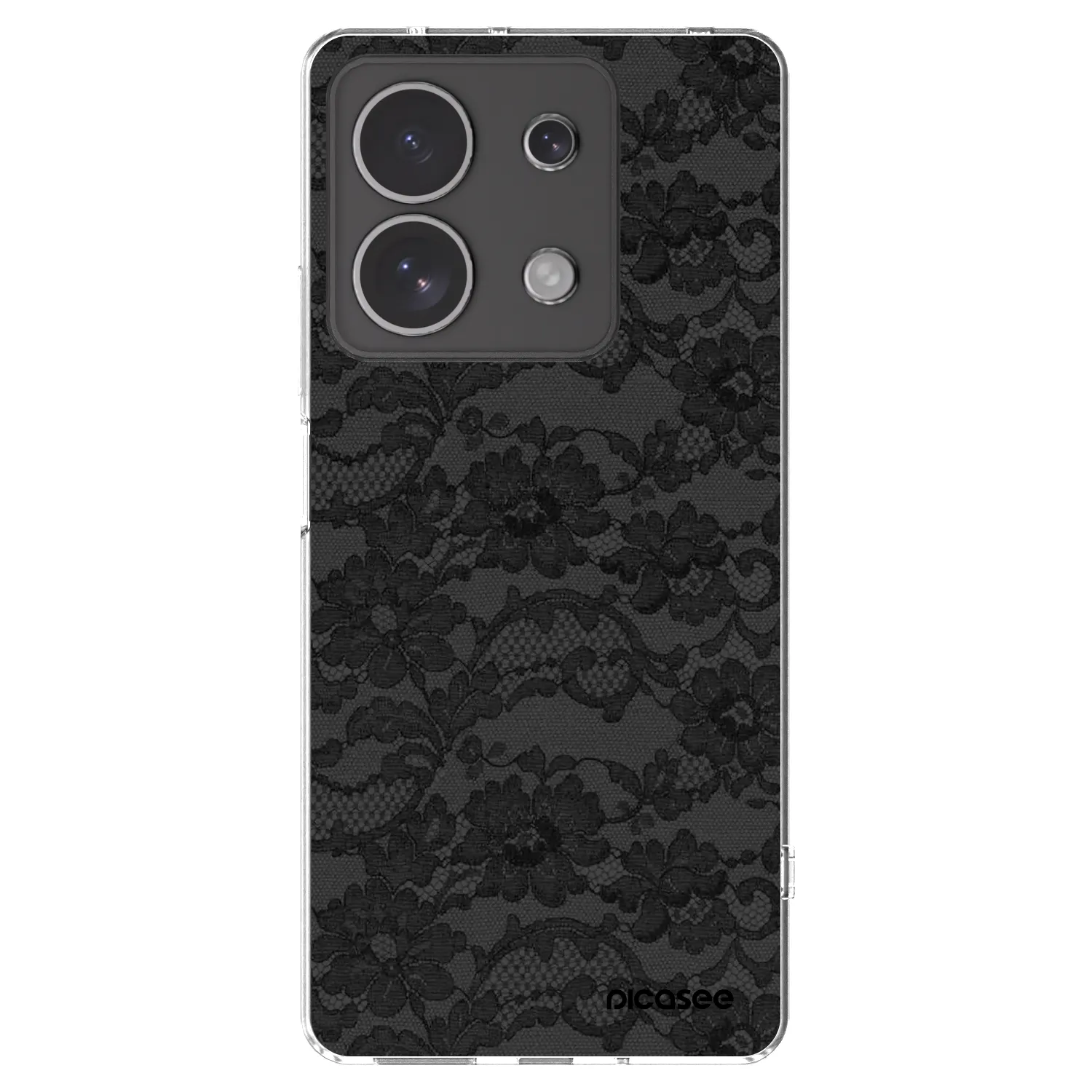 Picasee silikónový prehľadný obal pre Xiaomi Redmi Note 13 4G - Dark Elegance