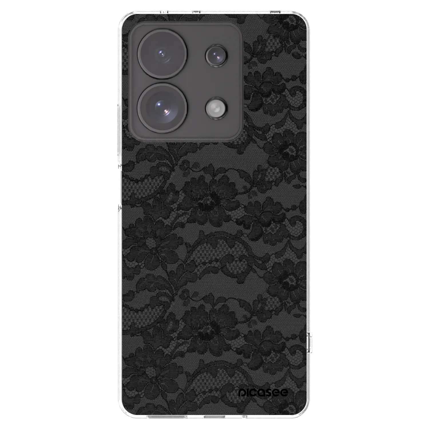 Picasee silikónový prehľadný obal pre Xiaomi Redmi Note 13 Pro 4G - Dark Elegance