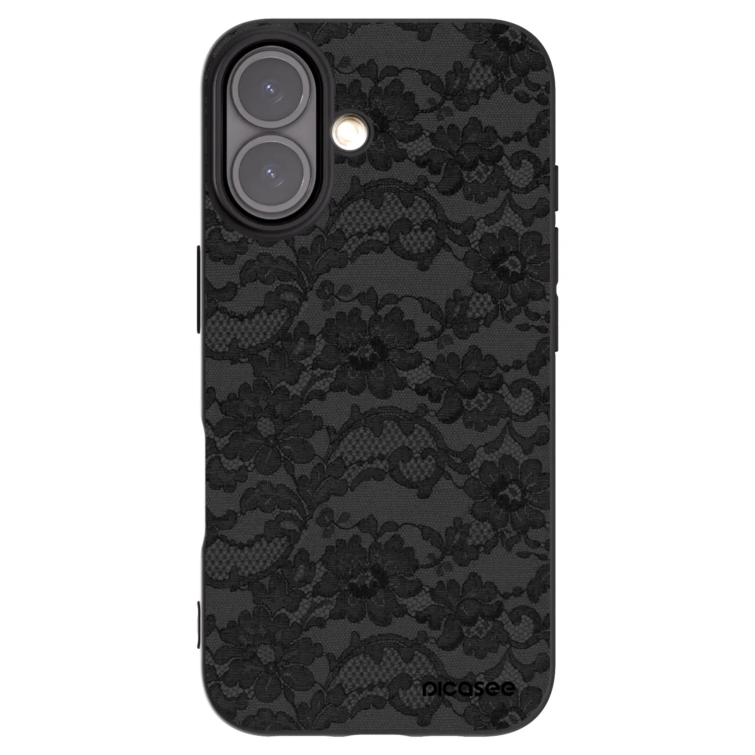 Picasee silikónový čierny obal pre Apple iPhone 16 - Dark Elegance