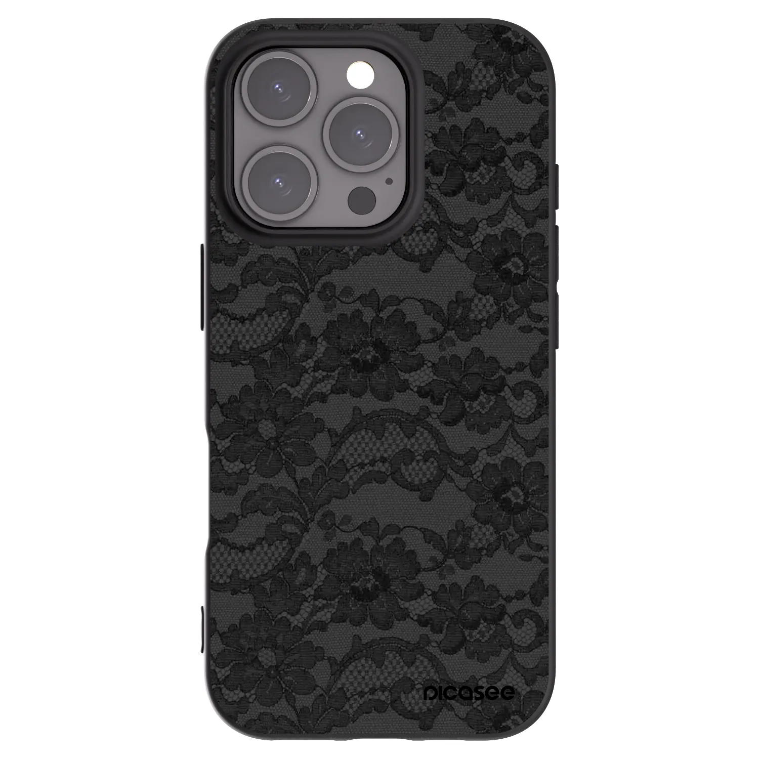 Picasee silikónový čierny obal pre Apple iPhone 16 Pro - Dark Elegance