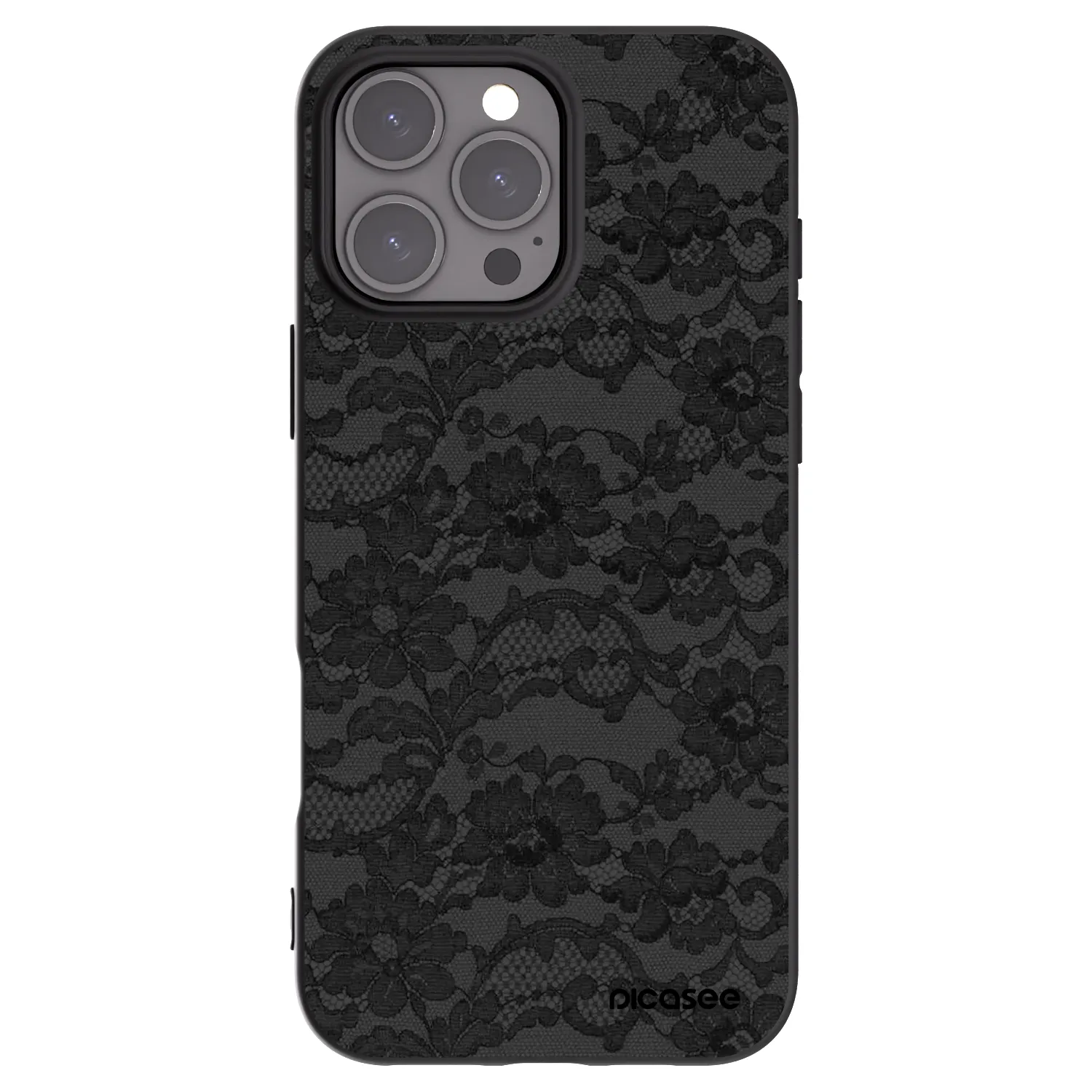 Picasee silikónový čierny obal pre Apple iPhone 16 Pro Max - Dark Elegance