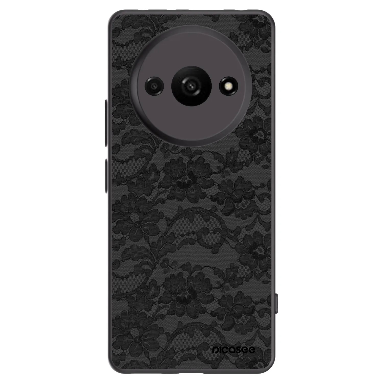 Picasee silikónový čierny obal pre Xiaomi Redmi A3 - Dark Elegance