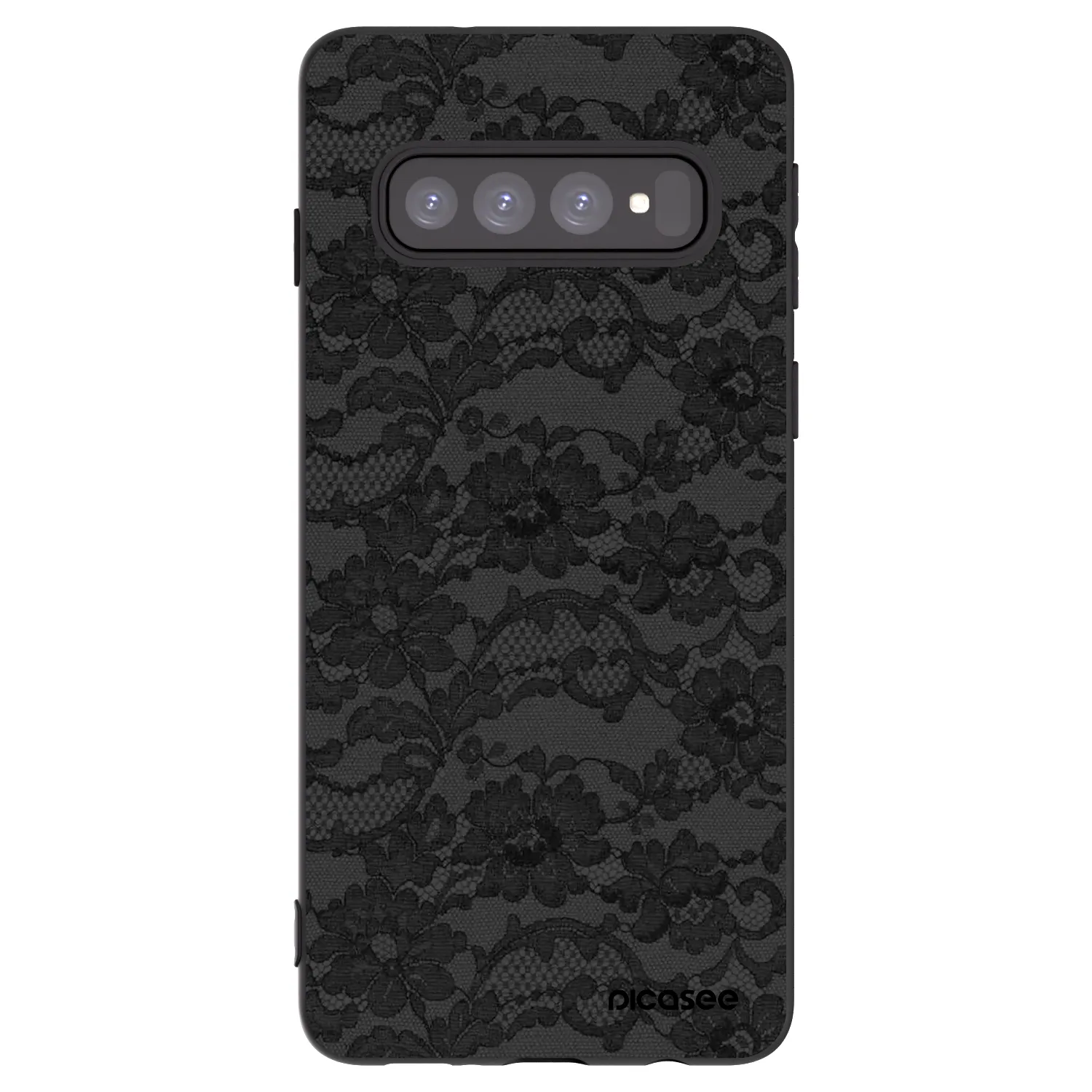 Picasee silikónový čierny obal pre Samsung Galaxy S10 G973 - Dark Elegance