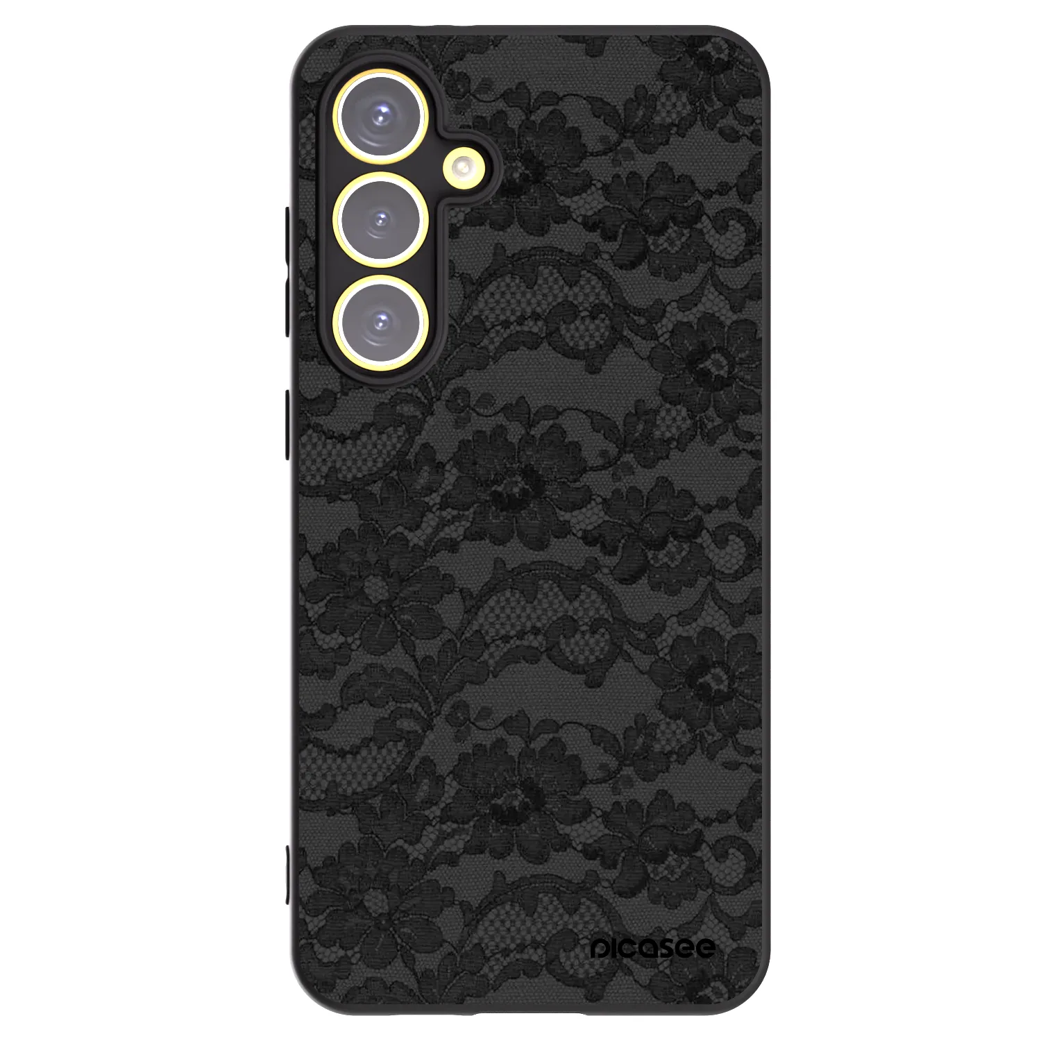 Picasee silikónový čierny obal pre Samsung Galaxy S24 FE S721B - Dark Elegance