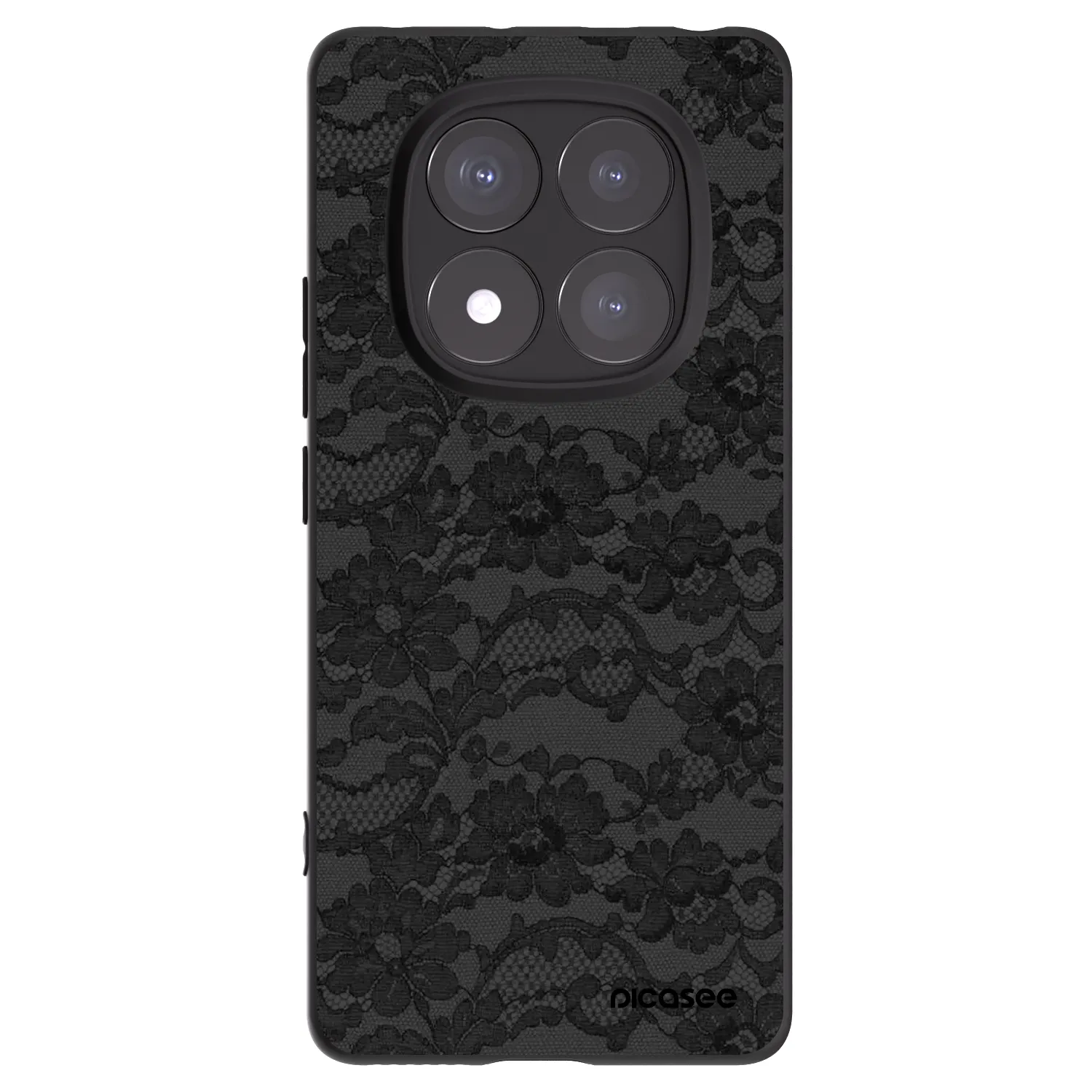Picasee silikónový čierny obal pre Xiaomi Redmi Note 14 Pro+ 5G - Dark Elegance