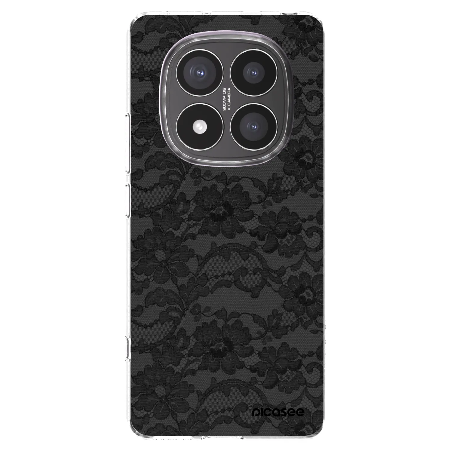Picasee silikónový prehľadný obal pre Xiaomi Redmi Note 14 Pro+ 5G - Dark Elegance
