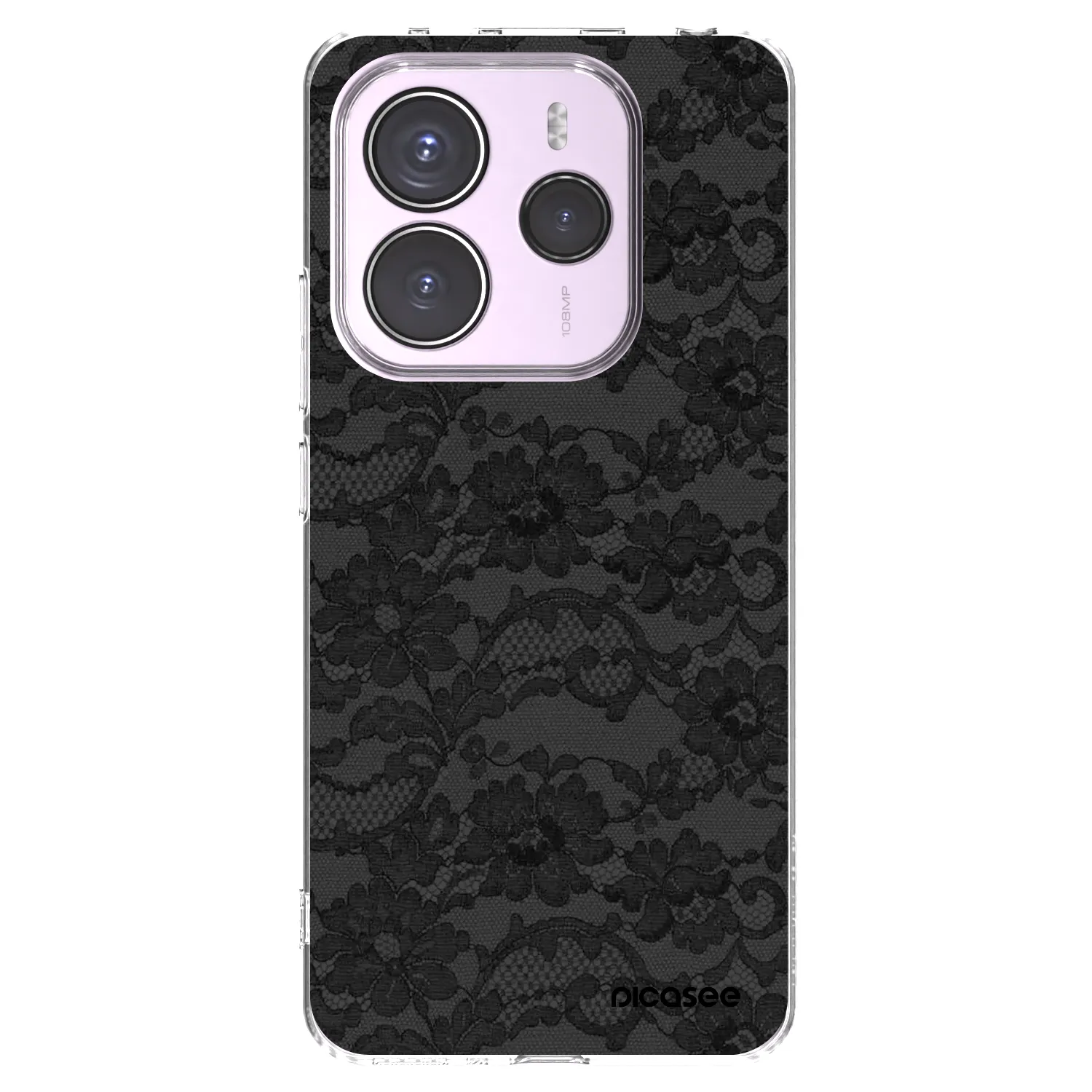 Picasee silikónový prehľadný obal pre Xiaomi Redmi Note 14 5G - Dark Elegance