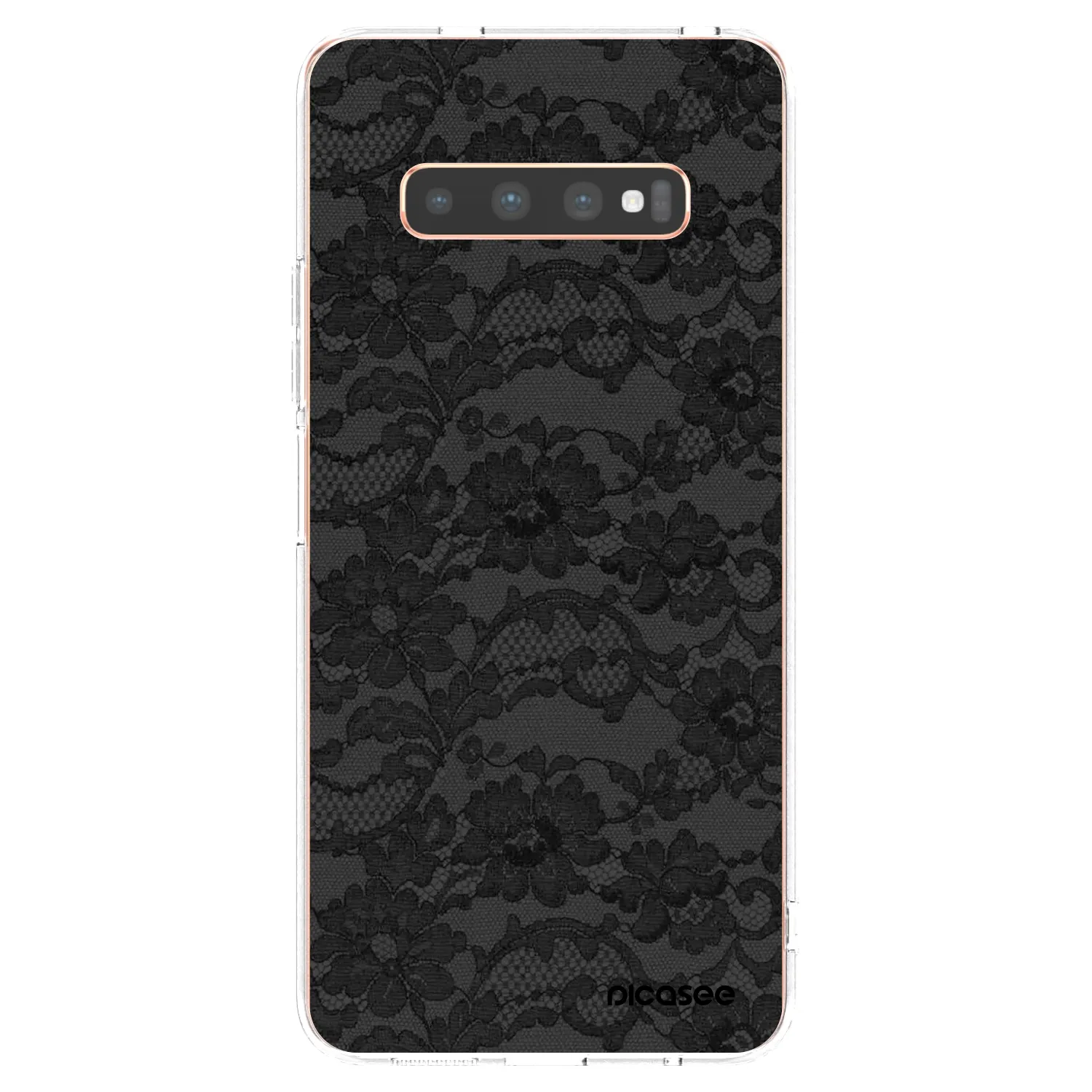 Picasee silikónový prehľadný obal pre Samsung Galaxy S10 Plus G975 - Dark Elegance
