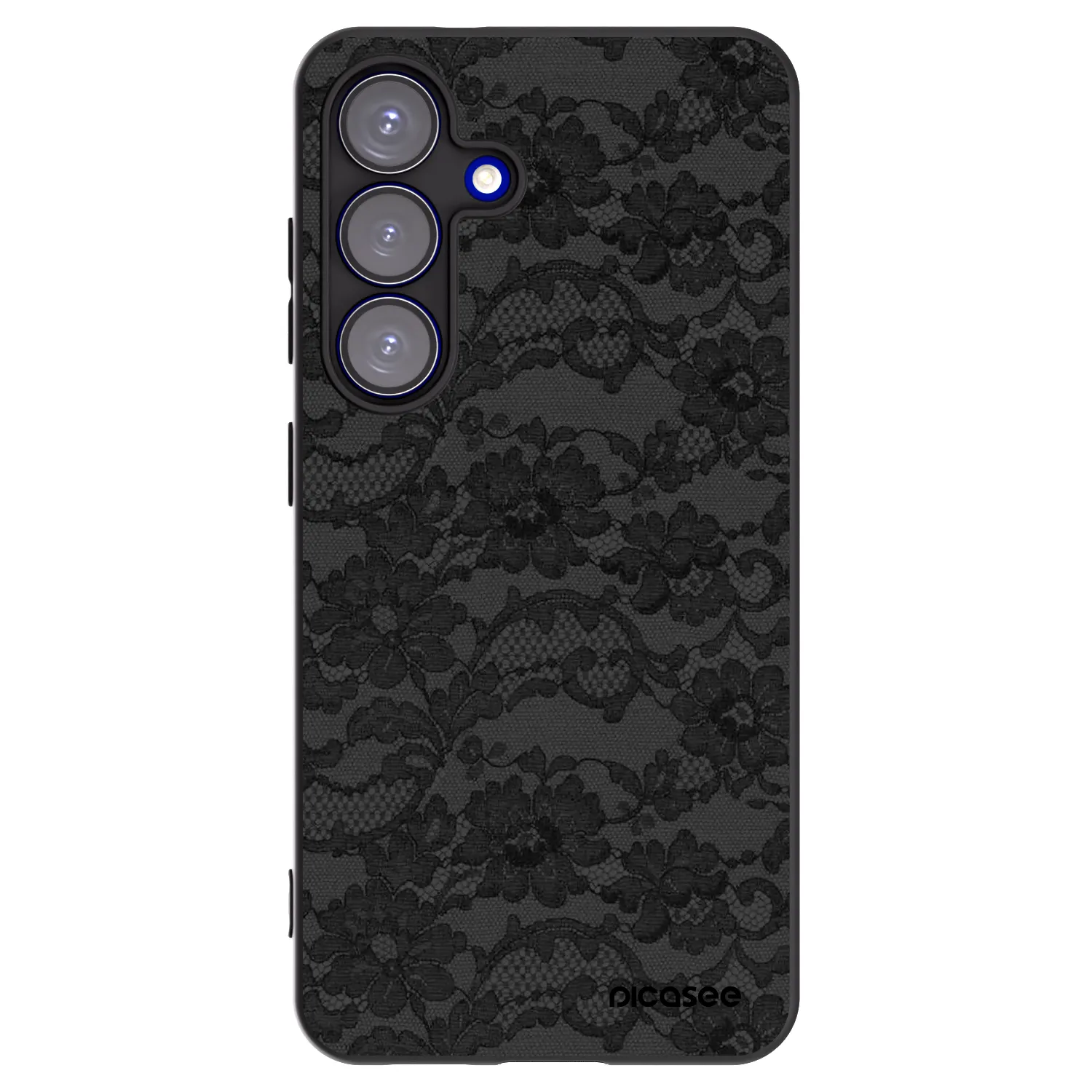 Picasee silikónový čierny obal pre Samsung Galaxy S25 5G - Dark Elegance
