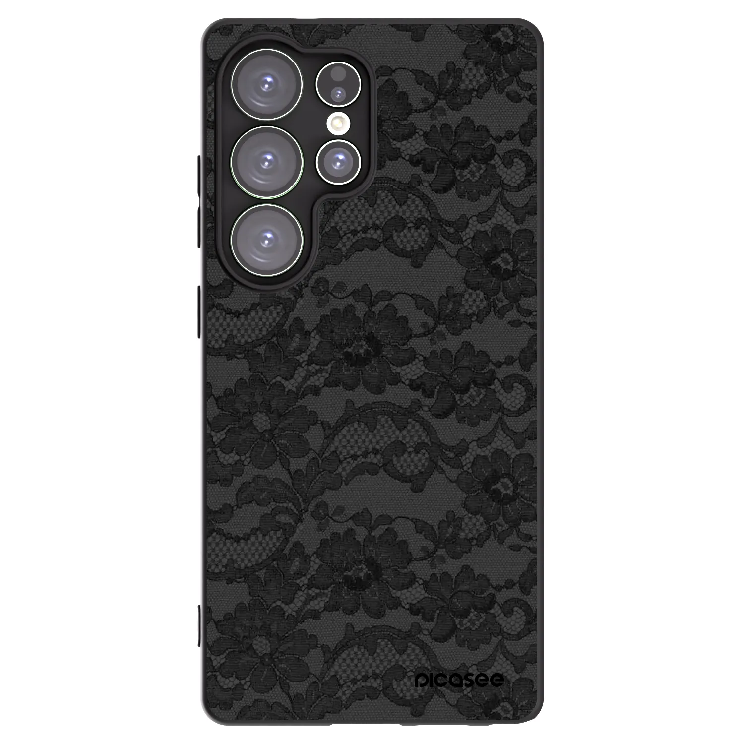 Picasee silikónový čierny obal pre Samsung Galaxy S25 Ultra 5G - Dark Elegance