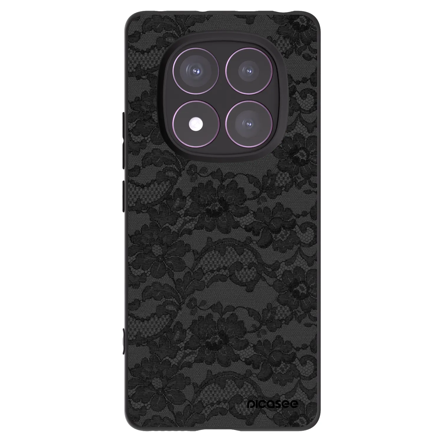 Picasee silikónový čierny obal pre Xiaomi Redmi Note 14 Pro 4G - Dark Elegance
