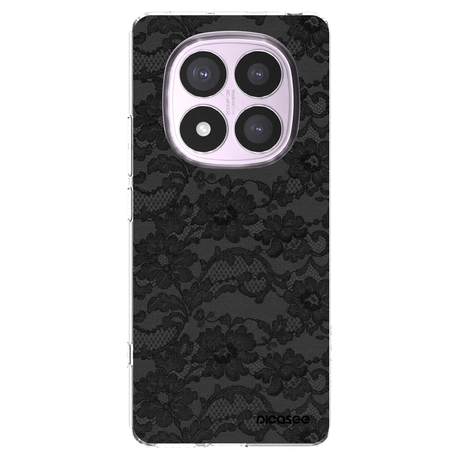Picasee silikónový prehľadný obal pre Xiaomi Redmi Note 14 Pro 4G - Dark Elegance