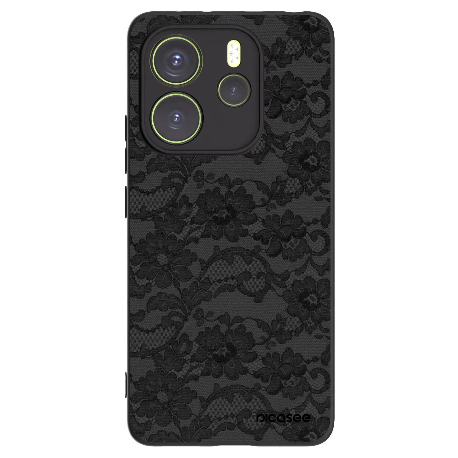 Picasee silikónový čierny obal pre Xiaomi Redmi Note 14 4G - Dark Elegance