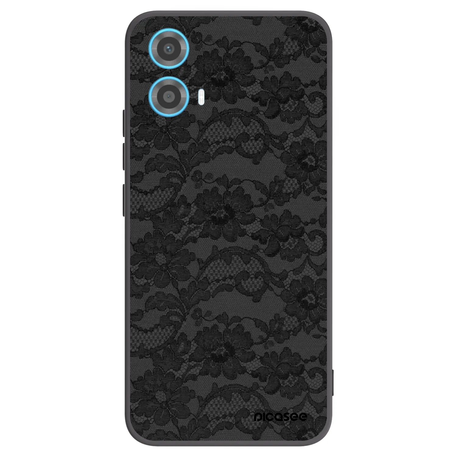 Picasee silikónový čierny obal pre Motorola Moto G34 5G - Dark Elegance