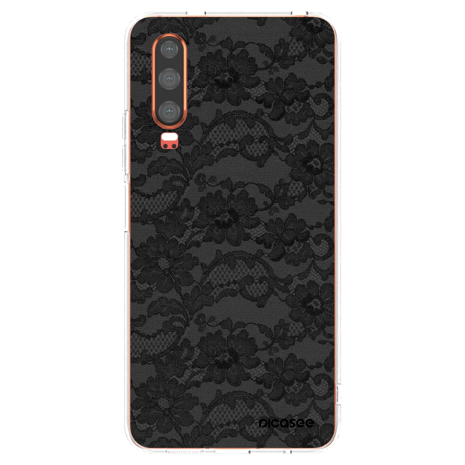 Picasee silikónový prehľadný obal pre Huawei P30 - Dark Elegance