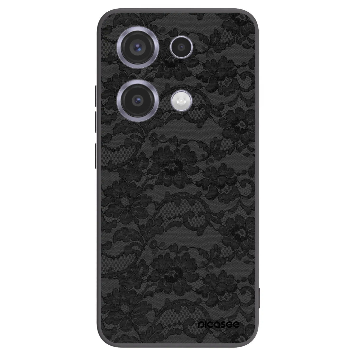 Picasee silikónový čierny obal pre Xiaomi Redmi Note 14S - Dark Elegance