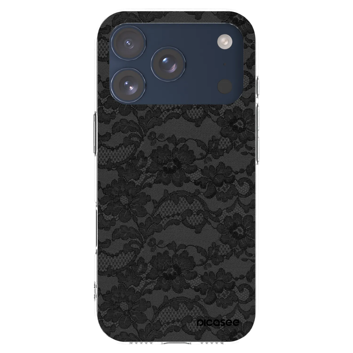 Picasee silikónový prehľadný obal pre Apple iPhone 17 Pro - Dark Elegance