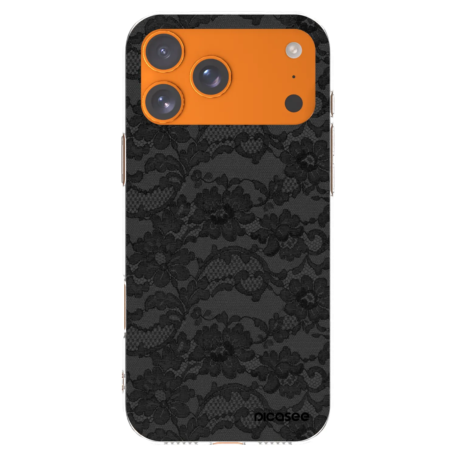Picasee silikónový prehľadný obal pre Apple iPhone 17 Pro Max - Dark Elegance
