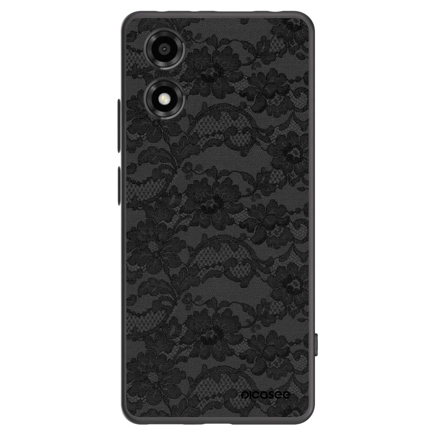 Picasee silikónový čierny obal pre Motorola Moto E14 - Dark Elegance