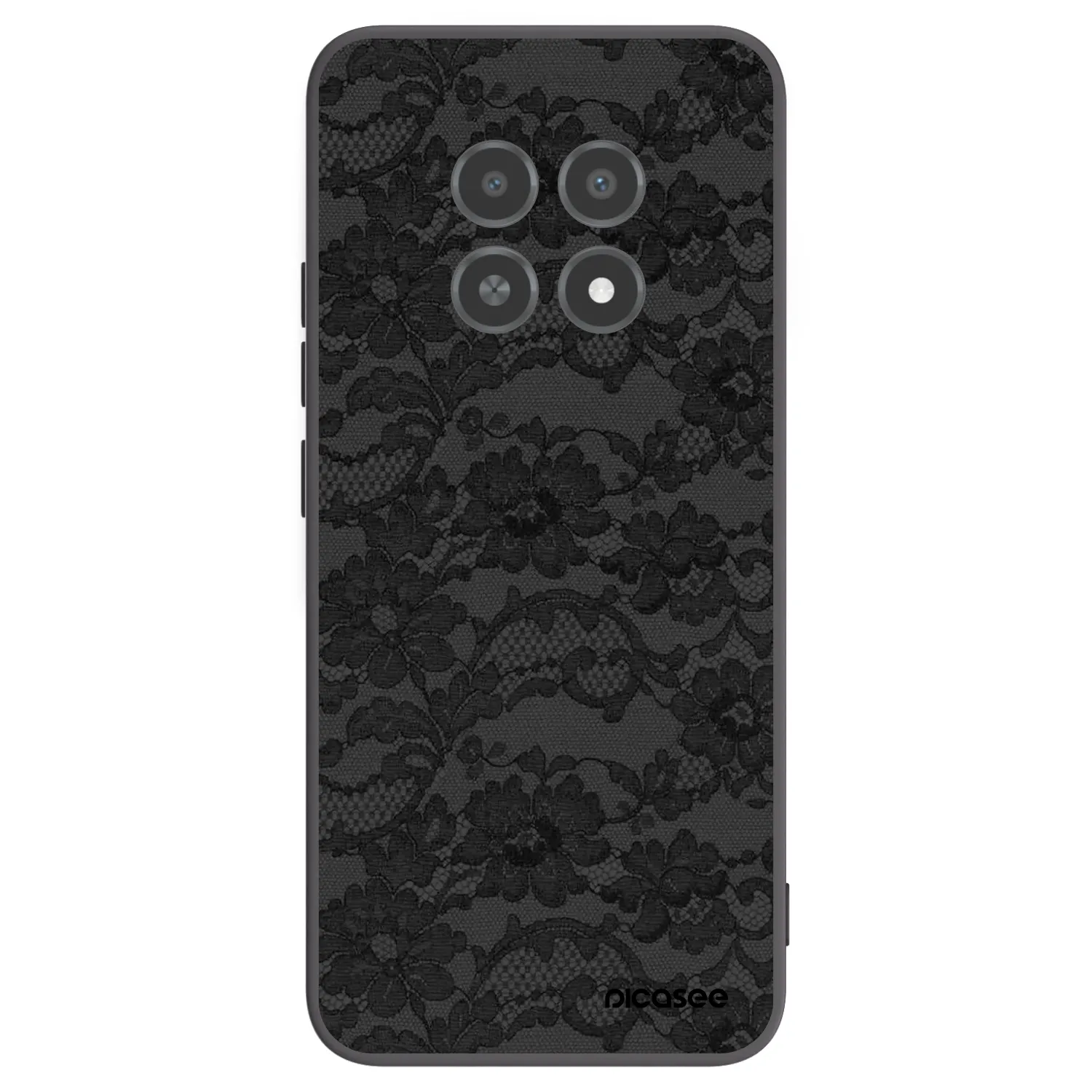 Picasee silikónový čierny obal pre Realme 12X - Dark Elegance