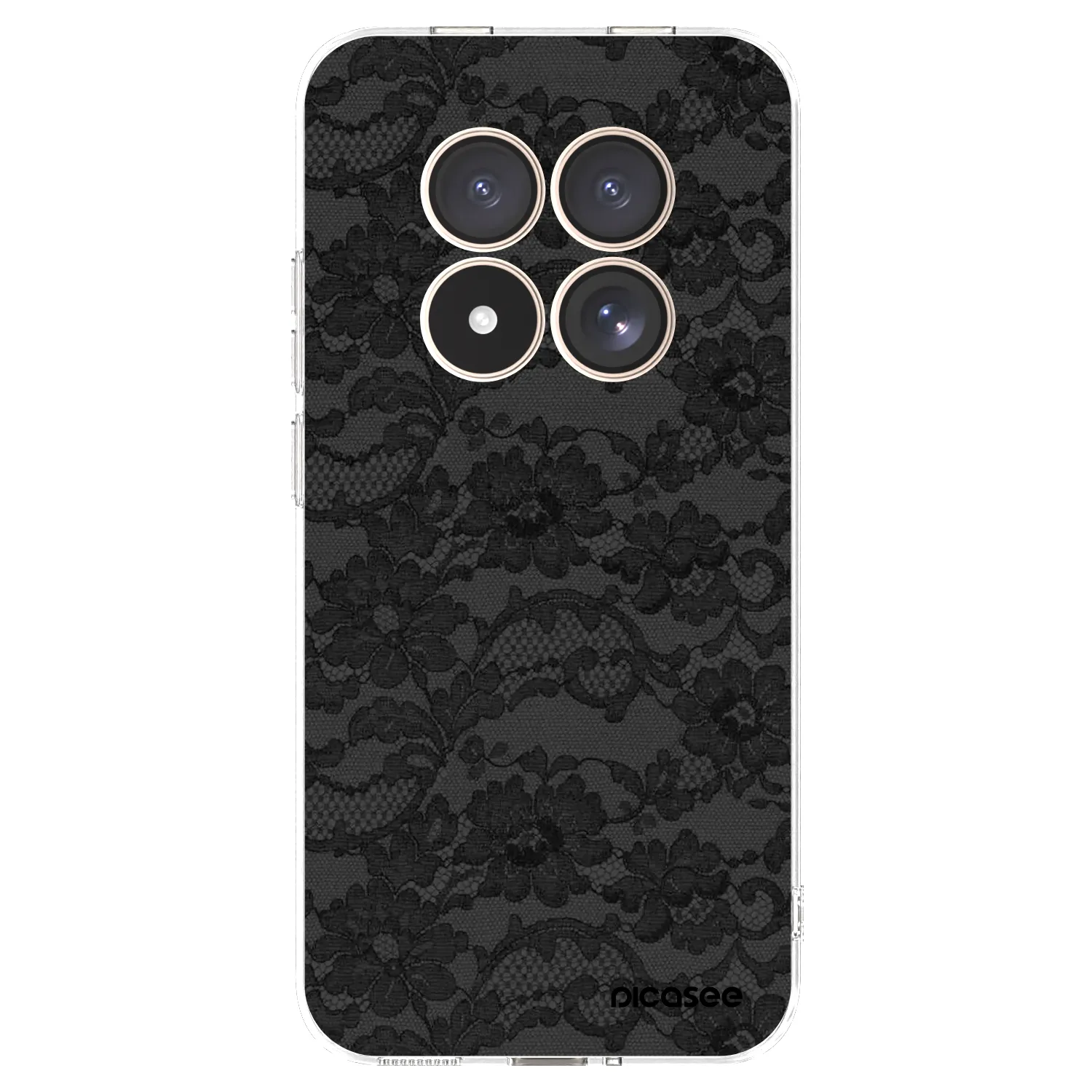 Picasee silikónový prehľadný obal pre Xiaomi Redmi Note 15 Pro 4G - Dark Elegance