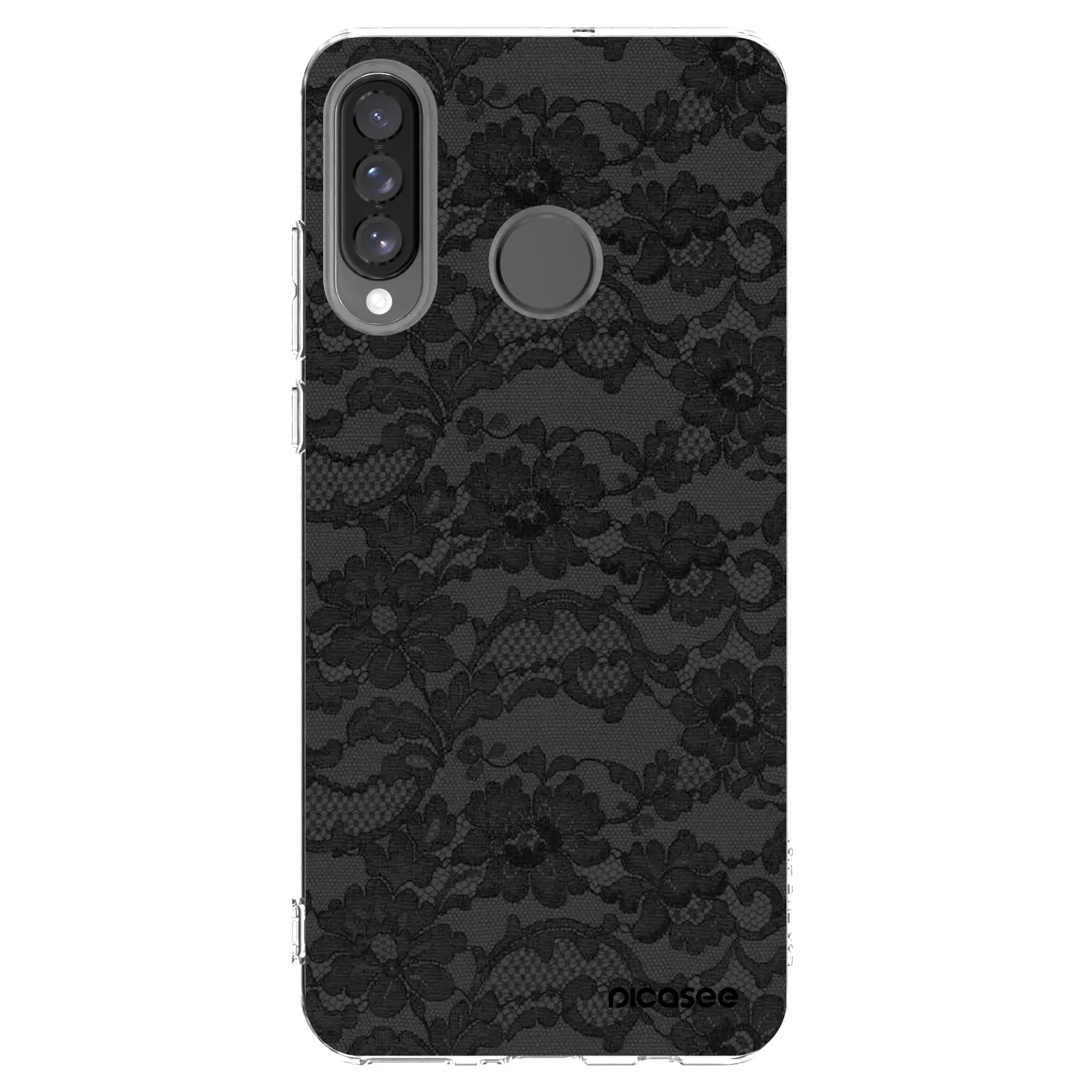 Picasee silikónový prehľadný obal pre Huawei P30 Lite - Dark Elegance