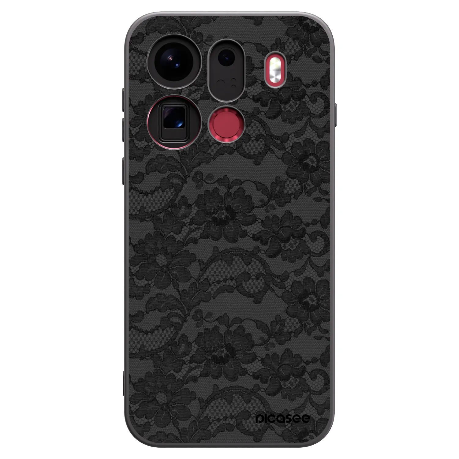 Picasee silikónový čierny obal pre OPPO Find X9 Pro - Dark Elegance