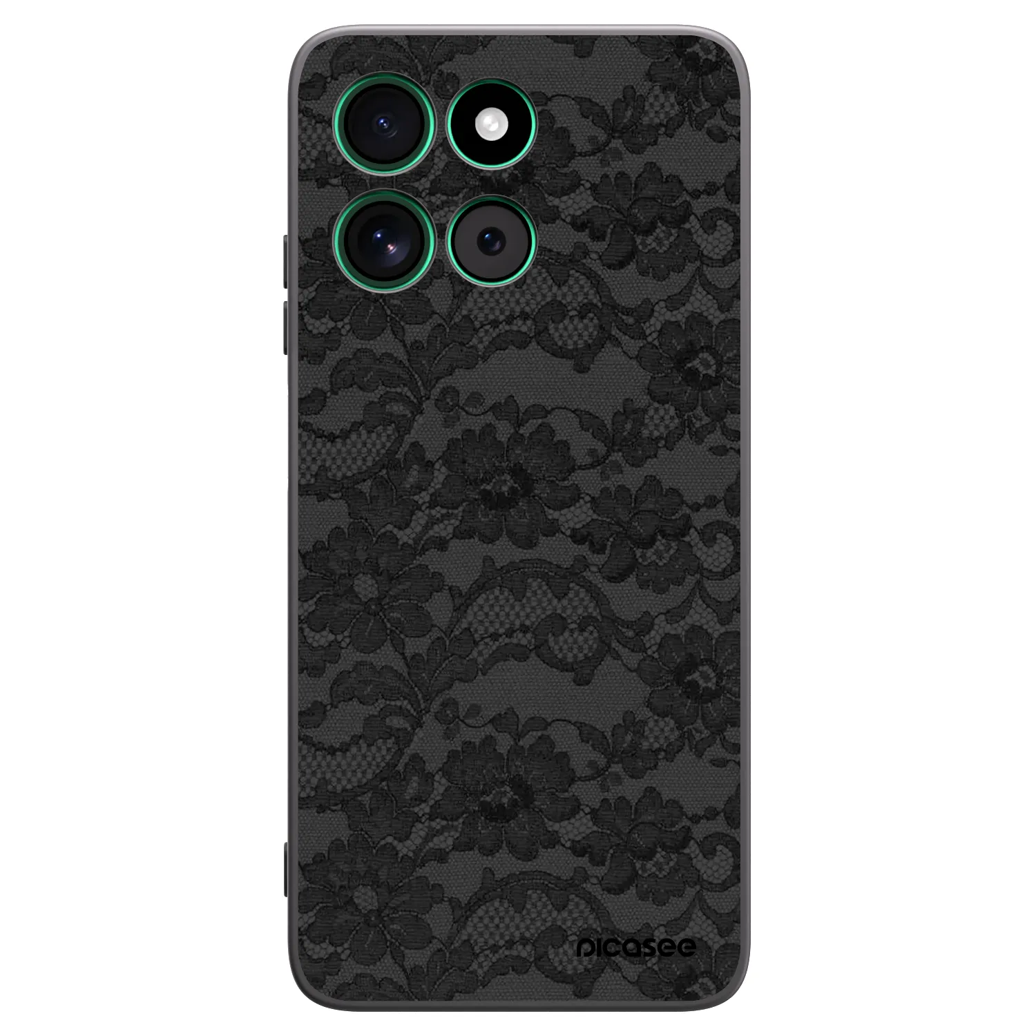Picasee silikónový čierny obal pre Motorola Moto G57 Power - Dark Elegance