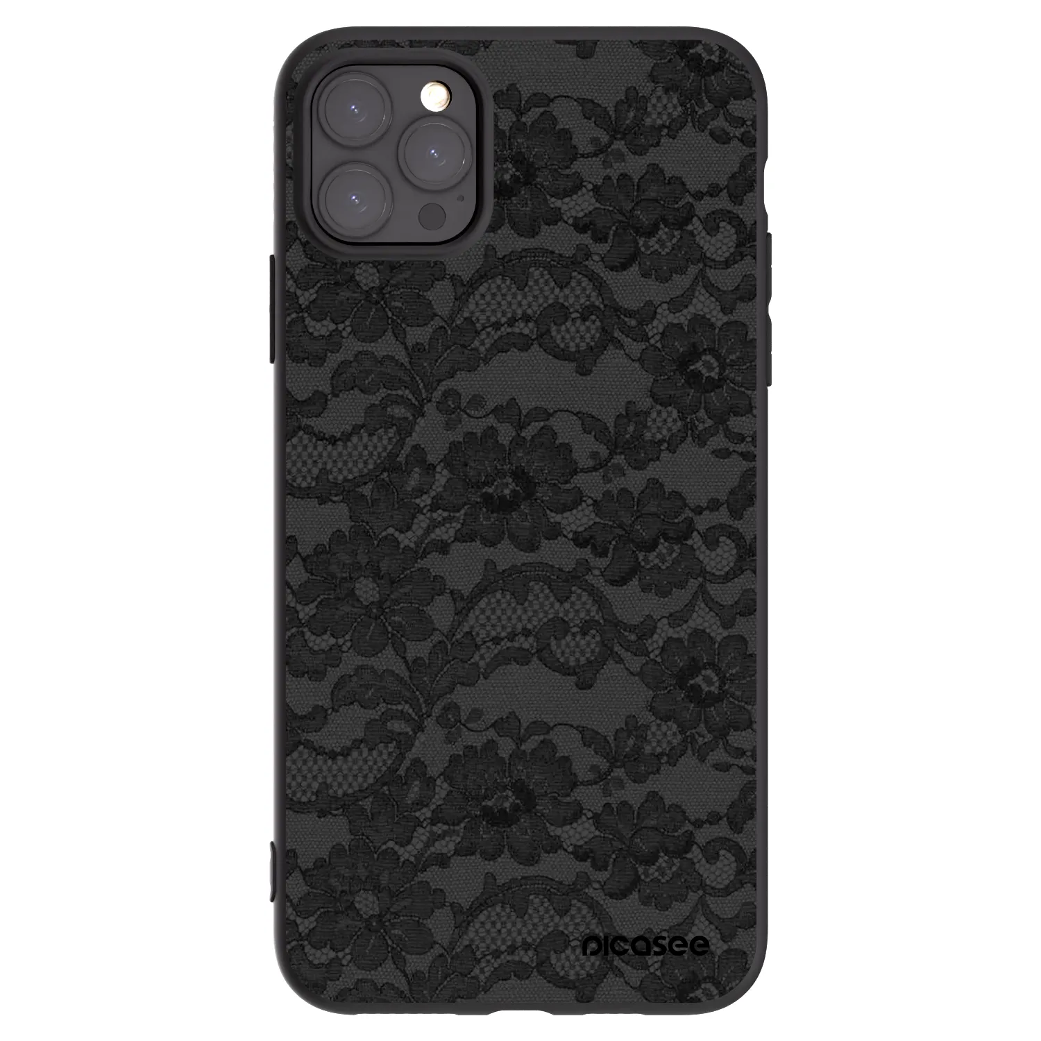 Picasee silikónový čierny obal pre Apple iPhone 11 Pro Max - Dark Elegance