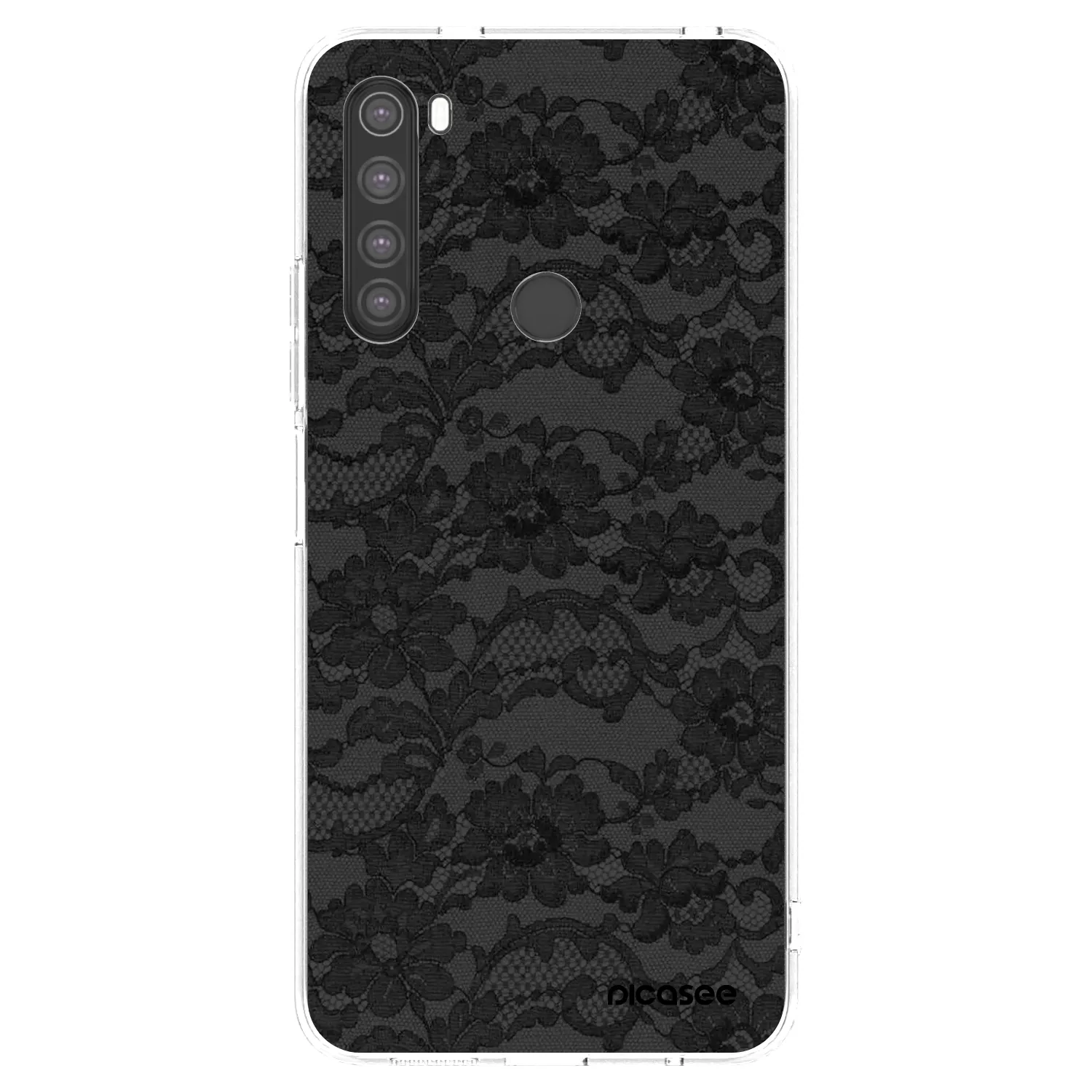 Picasee silikónový prehľadný obal pre Xiaomi Redmi Note 8 - Dark Elegance
