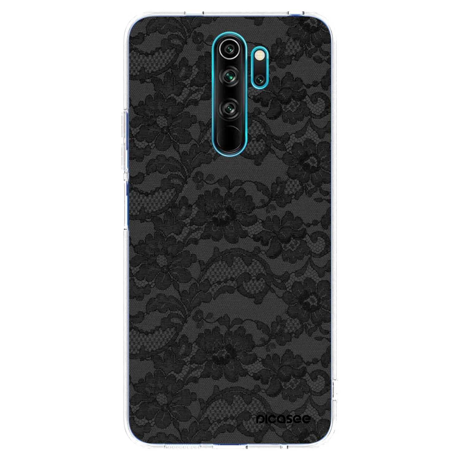 Picasee silikónový prehľadný obal pre Xiaomi Redmi Note 8 Pro - Dark Elegance