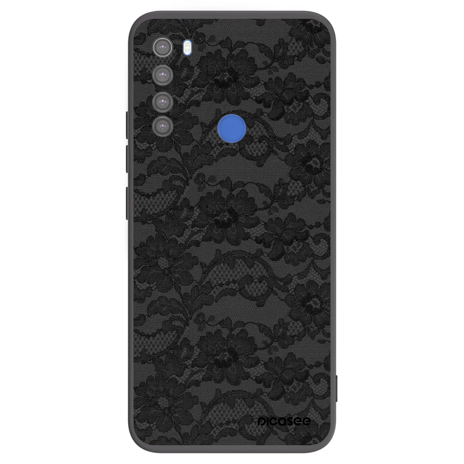 Picasee silikónový čierny obal pre Xiaomi Redmi Note 8T - Dark Elegance