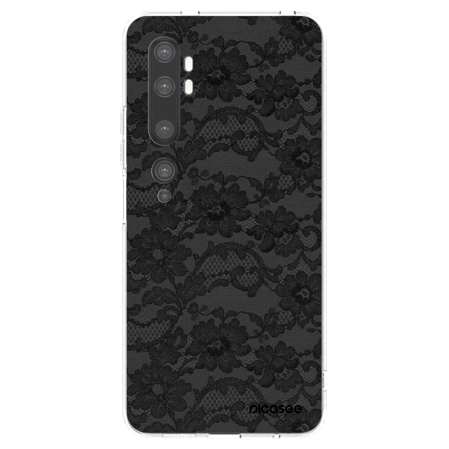 Picasee silikónový prehľadný obal pre Xiaomi Mi Note 10 (Pro) - Dark Elegance