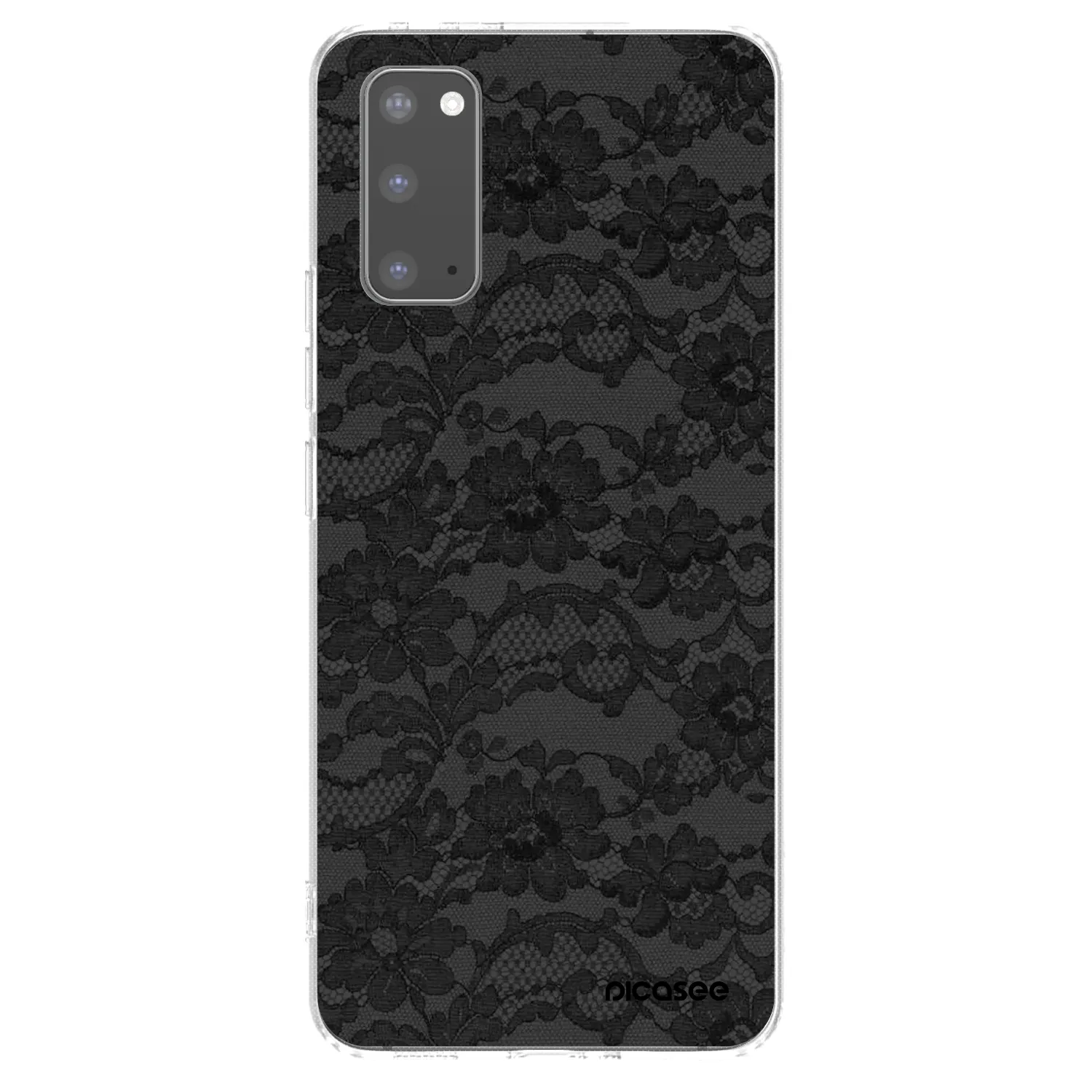 Picasee silikónový prehľadný obal pre Samsung Galaxy S20 G980F - Dark Elegance