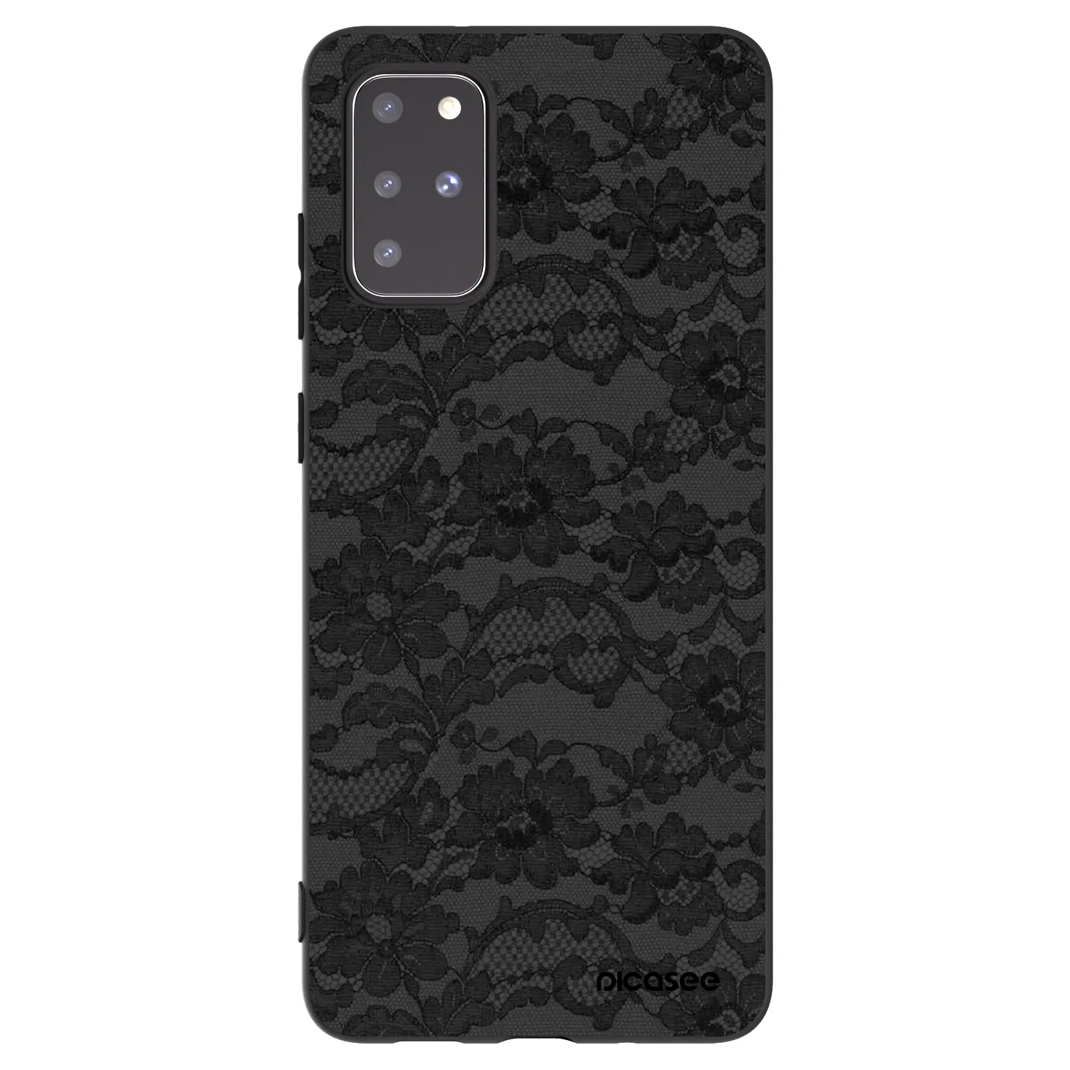 Picasee silikónový čierny obal pre Samsung Galaxy S20+ G985F - Dark Elegance