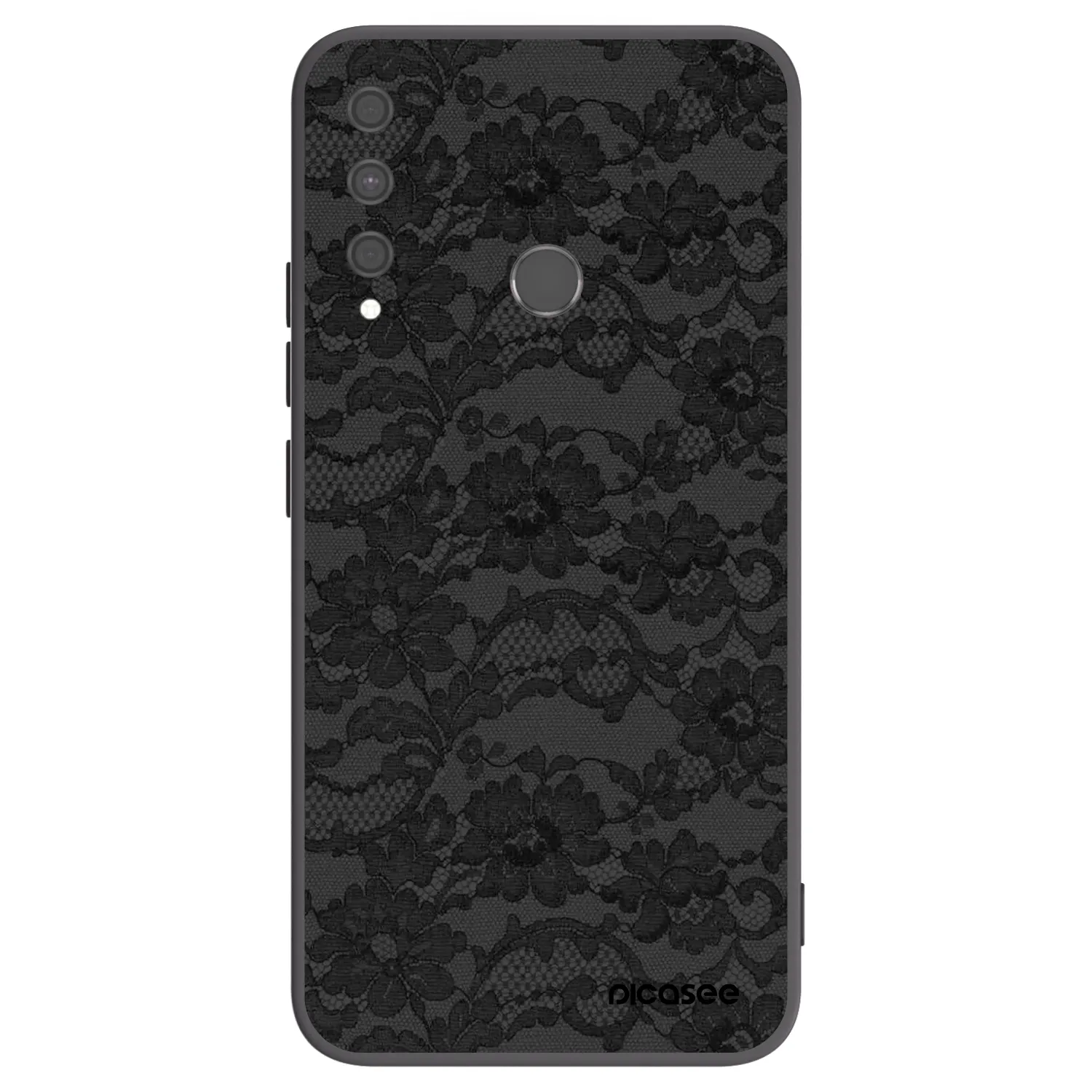 Picasee silikónový čierny obal pre Huawei P40 Lite E - Dark Elegance