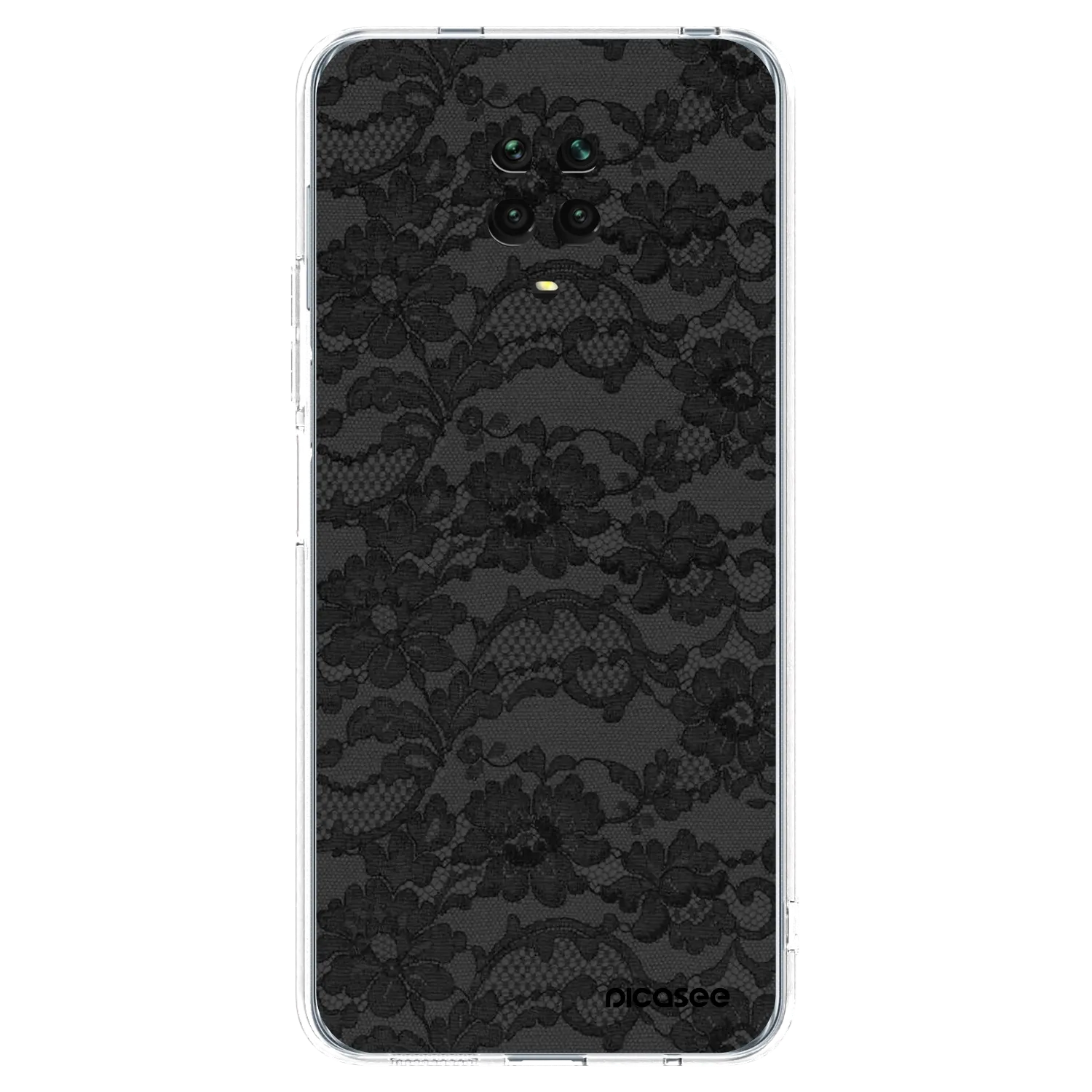Picasee silikónový prehľadný obal pre Xiaomi Redmi Note 9 Pro - Dark Elegance