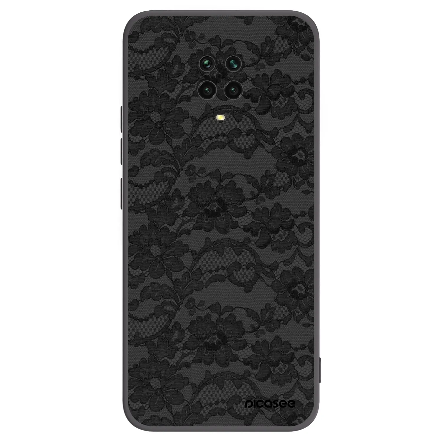 Picasee silikónový čierny obal pre Xiaomi Redmi Note 9 Pro - Dark Elegance