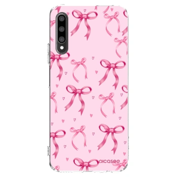 Picasee silikónový prehľadný obal pre Honor 9X Pro - Bow Aesthetic