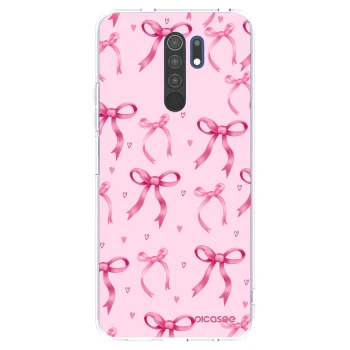 Picasee silikónový prehľadný obal pre Xiaomi Redmi 9 - Bow Aesthetic