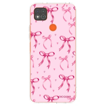 Picasee silikónový prehľadný obal pre Xiaomi Redmi 9C - Bow Aesthetic