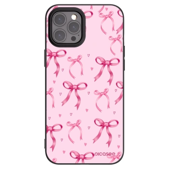 Picasee silikónový čierny obal pre Apple iPhone 12 Pro Max - Bow Aesthetic