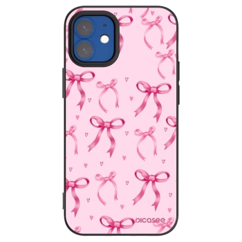 Picasee silikónový čierny obal pre Apple iPhone 12 mini - Bow Aesthetic
