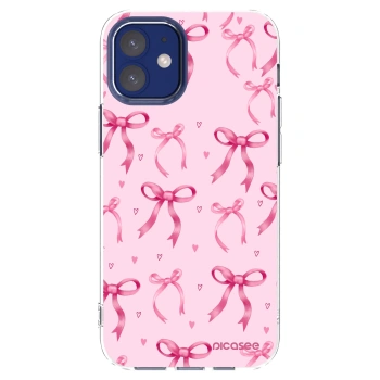 Picasee silikónový prehľadný obal pre Apple iPhone 12 mini - Bow Aesthetic
