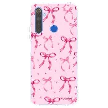 Picasee silikónový prehľadný obal pre Realme 5 - Bow Aesthetic