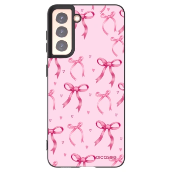 Picasee silikónový čierny obal pre Samsung Galaxy S21 5G G991B - Bow Aesthetic