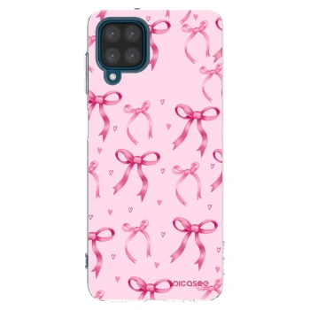 Picasee silikónový prehľadný obal pre Samsung Galaxy A12 A125F - Bow Aesthetic